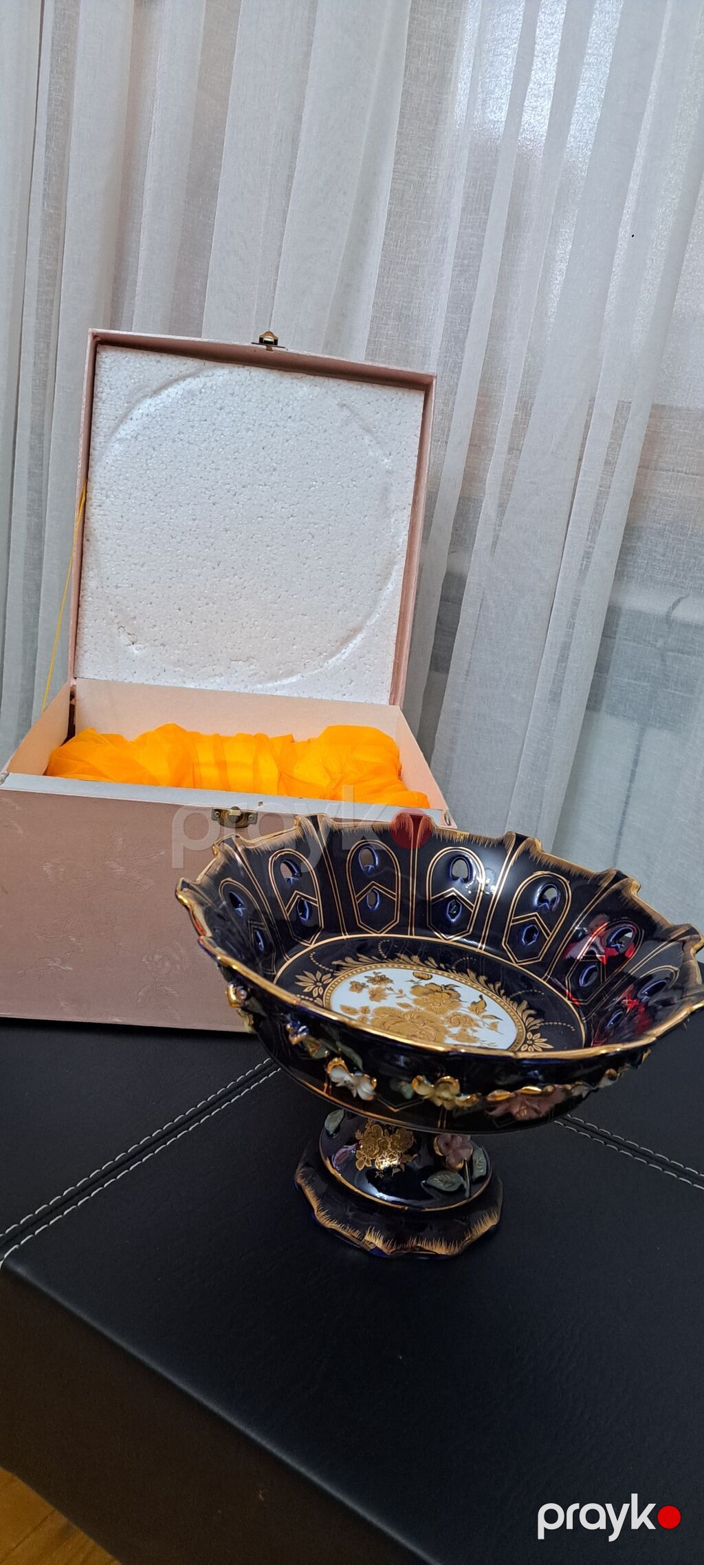 Wen Hui Porcelain dekorativ meyvə qabı - Brend: Wen Hui Porcelain — Süfrə qabı, Gəncə (5)