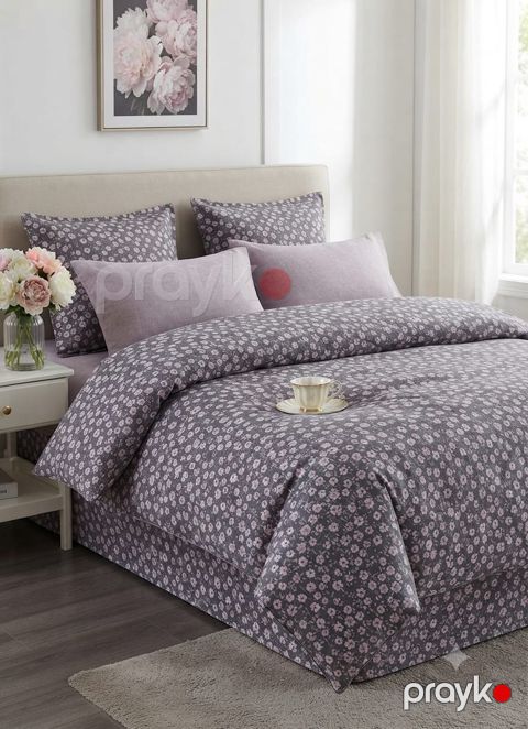 Yataq dəsti İpek home textile, ikinəfərlik, avro mələfə ilə, pambıq, yorğan üzü 220x240 sm, mələfə 250x270 sm, yastıq üzü 60х80 sm 4 ədəd — Bakı