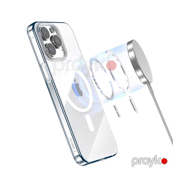 Green Lion Magsafe Delgado Case for iPhone 15 Pro Max - Clear Şəffaf — Mallar, Bakı (2)