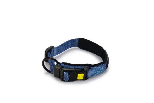 Beeztees Premium nylon collar Parinca itlər üçün yaxalıq mavi 30-35×20 mm — Bakı