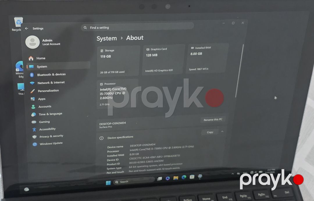 Microsoft surface pro 5 — Noutbuklar, Bakı (2)