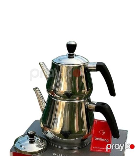 Çaydan dəsti Berllong SU-LI0105, 1/2.5 l, paslanmayan polad, gümüşü — Bakı