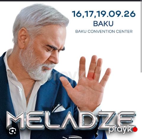 Valeri Meladze 19 sentyabr konsert — Bakı