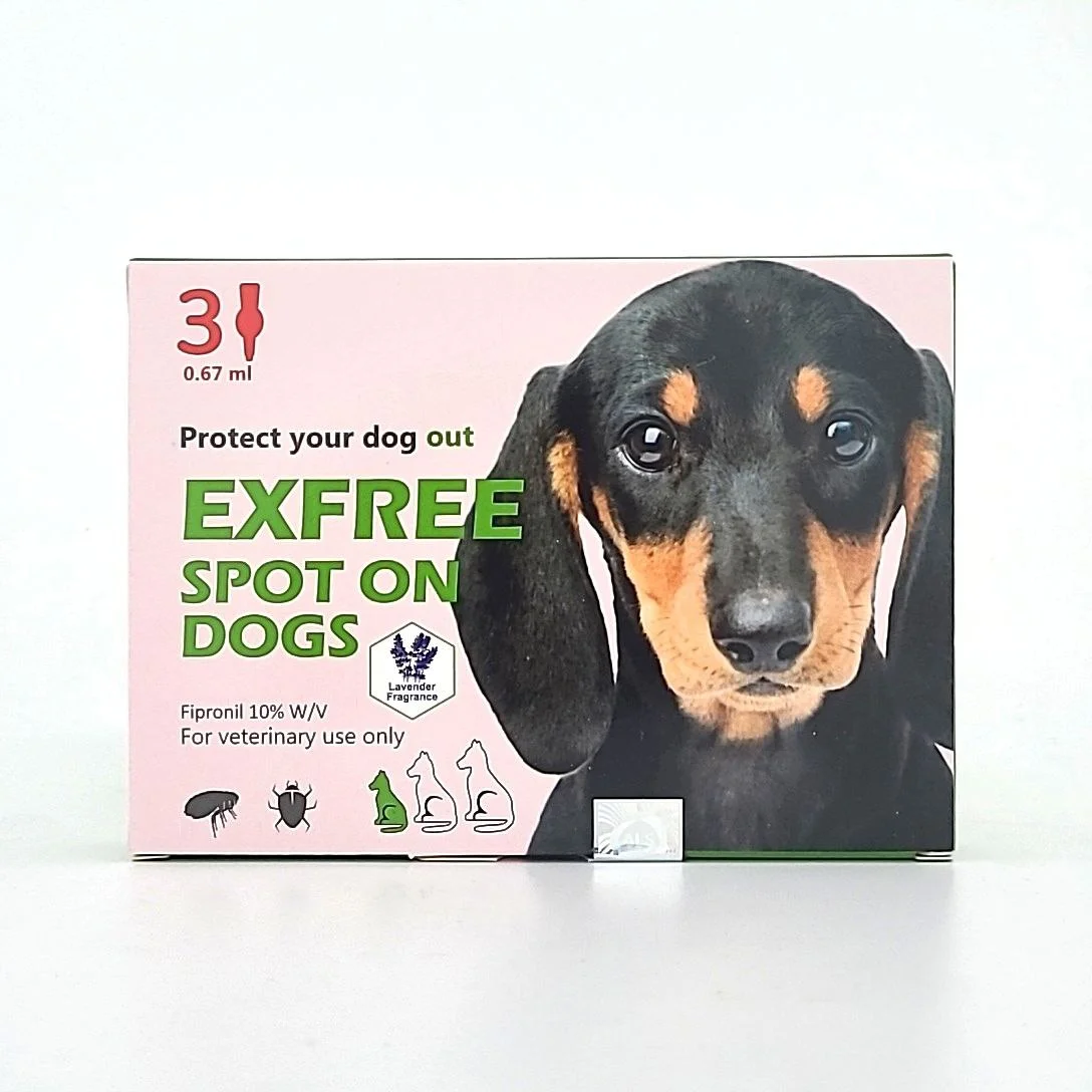 Exfree spot on dogs 2-10kg (0.67ml) 1 pipet — Bakı