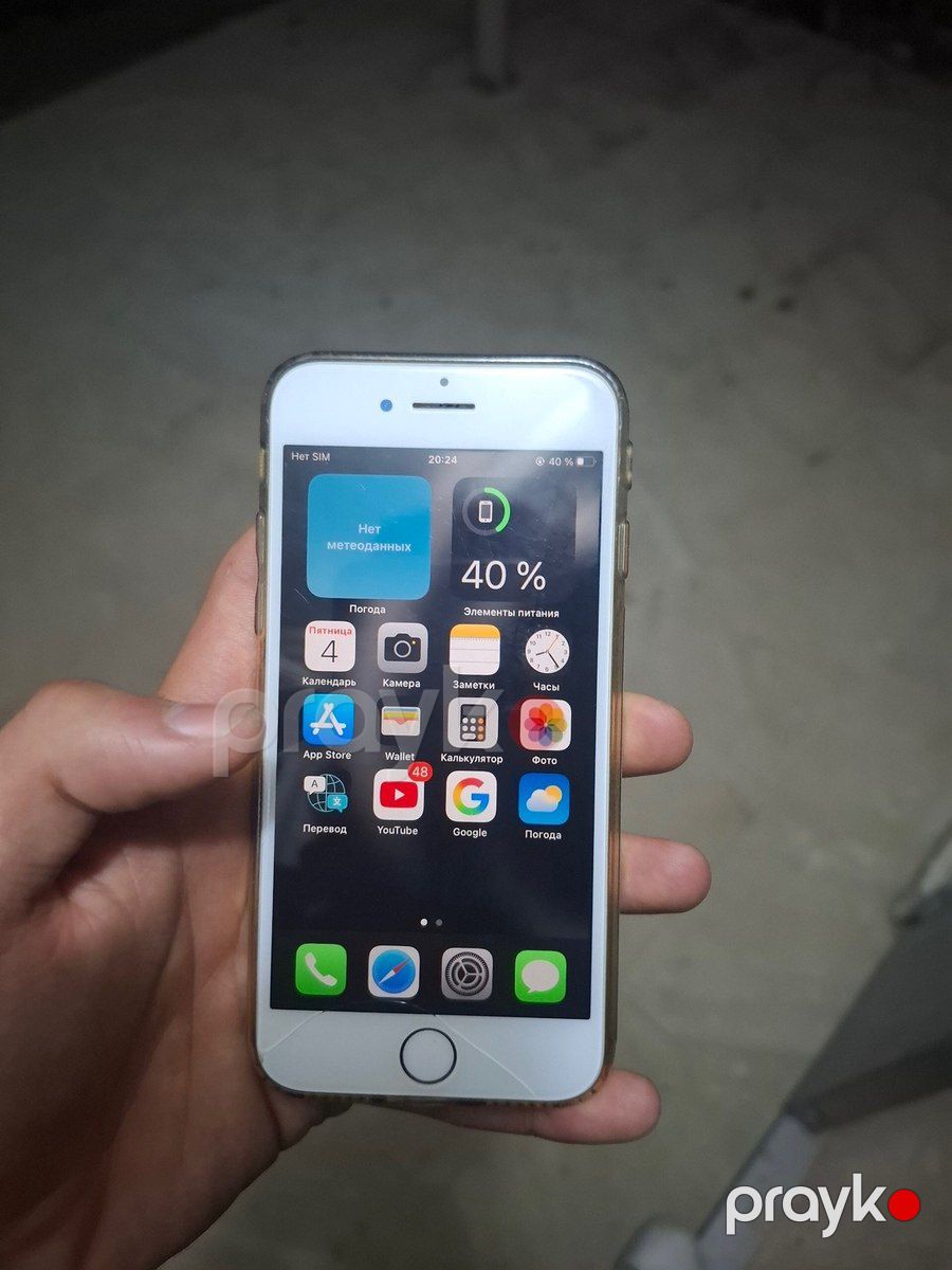Apple iPhone 8 Silver 64GB — Smartfonlar, Bakı (2)