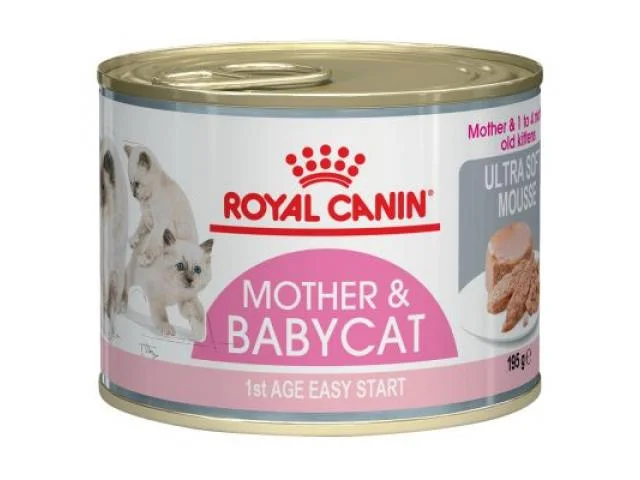 Royal Canin Ana və Babycat Balaca Pişiklər və Süd verən Pişiklər üçün Konservləşdirilmiş Yem 195 q — Bakı