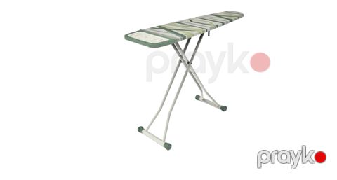 Ütü masası Perilla Aleece, 130×39 sm, yaşıl/sarı — Bakı