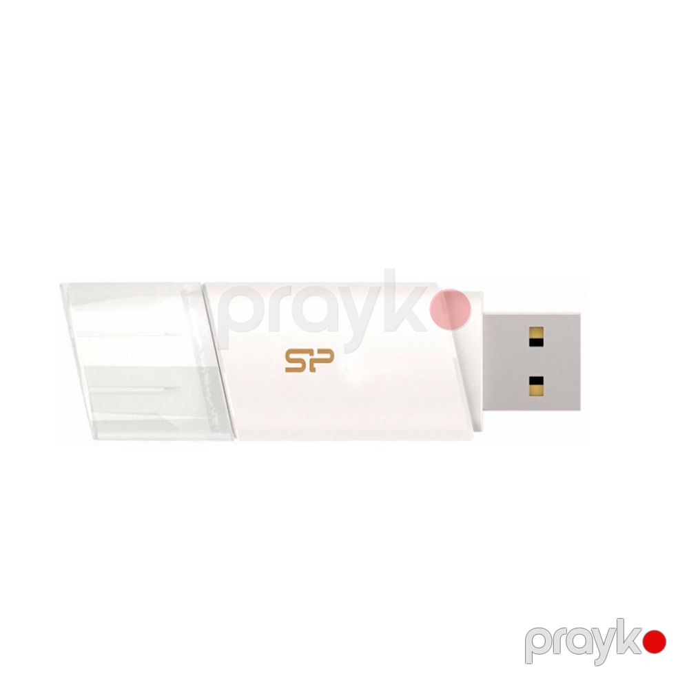 USB Flash SP Blaze B06 128GB White — USB fləş yaddaş, Bakı (2)
