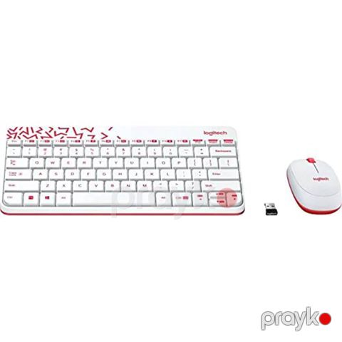 Logıtech Wireless Combo MK240 Nano - Emea - Russian Layout Ağ — Bakı