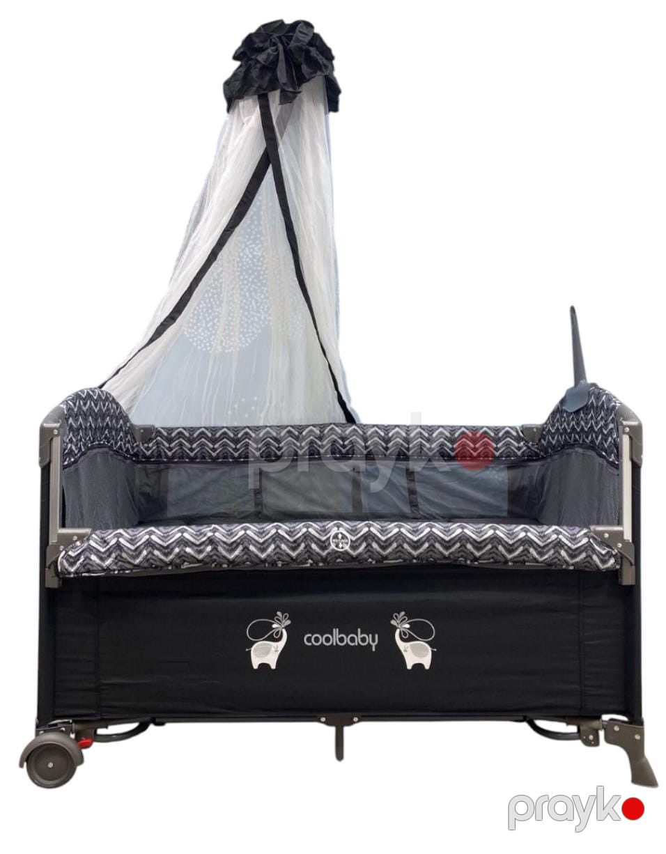 Uşaq çarpayısı Cool Baby KDD003, 60x120 sm, qara — Mallar, Bakı (2)