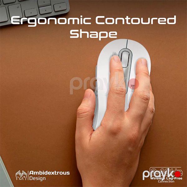 Promate Wireless Mouse Ken.whıte White — Mallar, Bakı (3)