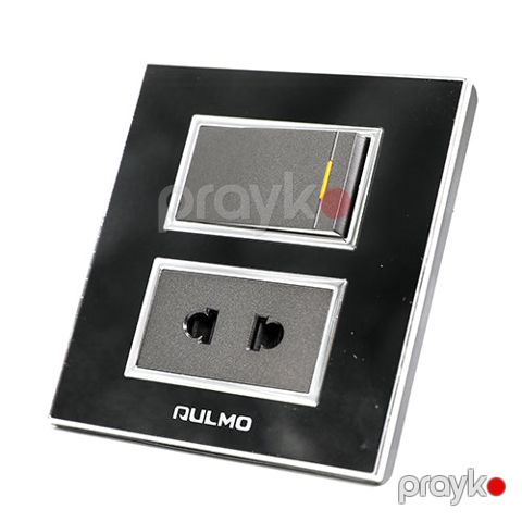 Aulmo qara 1 vklyuçatel + 1 razetka — Bakı