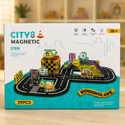 Konstruktor City magnetic stem, 39 element — Bakı