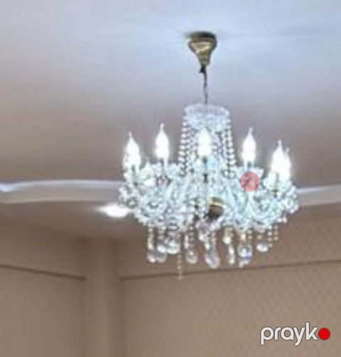 Çılçıraq, 8 lampa, Xrustal — Bakı