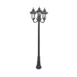 Küçə işığı dirək 9003M/3T/2.5M/BK 3 fənərli 2.5M qara — Omid.az — Lighting