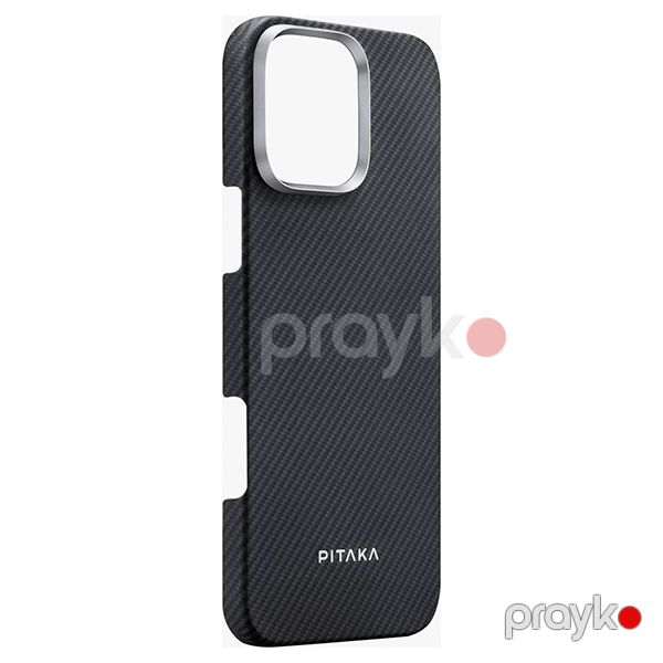Pitaka Ultra Slim Case For iPhone 16 Pro Max (KI1601PMA) Black/Grey — Mallar, Bakı (5)