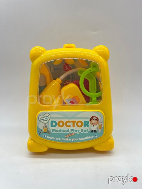 Peşə oyuncaq dəsti həkim, plastik, sarı, 3 yaş — Bakı