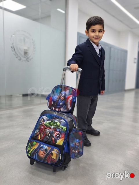 Məktəb çantası, poliester, mavi, 30 l — Bakı