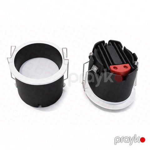 LED spot fomsi 12W qara 4000K — Bakı