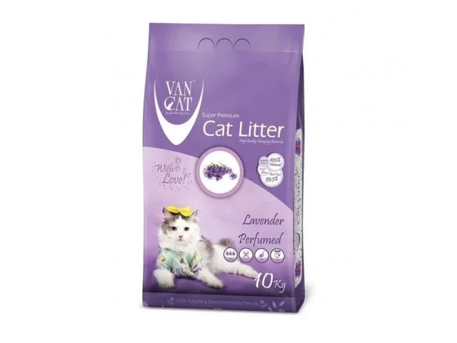 Van Cat lavanda ətirli topalaşan pişik qumu, 10 kq — Bakı