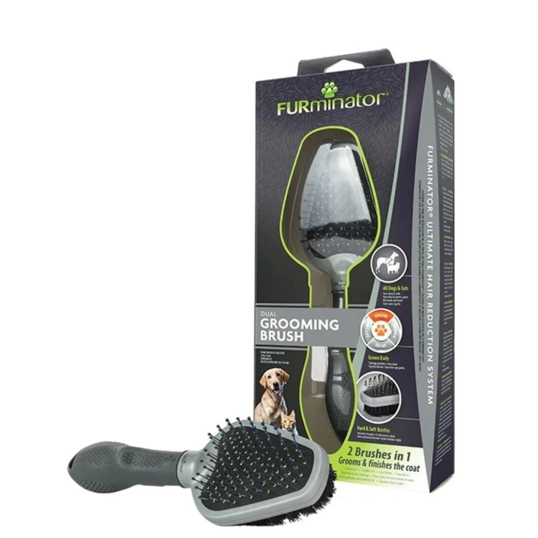 İki tərəfli fırça itlər və pişiklər üçün FURminator 21×6.5×3.5 sm — Bakı