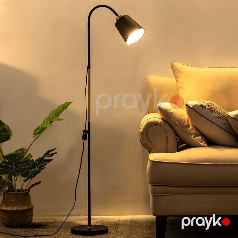 Döşəmə lampası sparkled E27 qara — İşıqlandırma, Bakı (2)