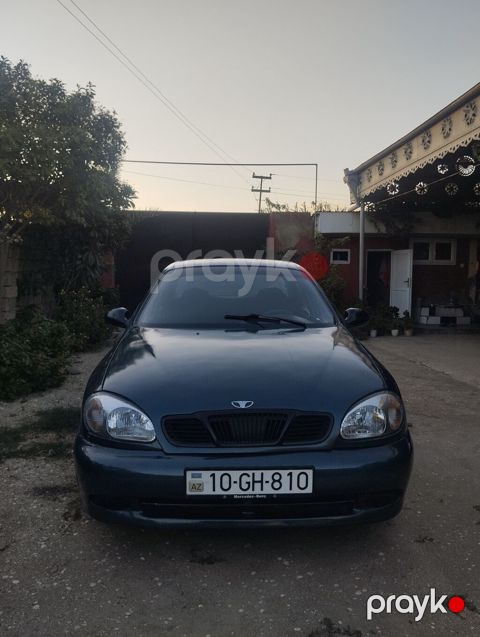 Daewoo Lanos sedan - Kuzov: 4 qapılı sedan, tünd yaşıl rəng — Salyan