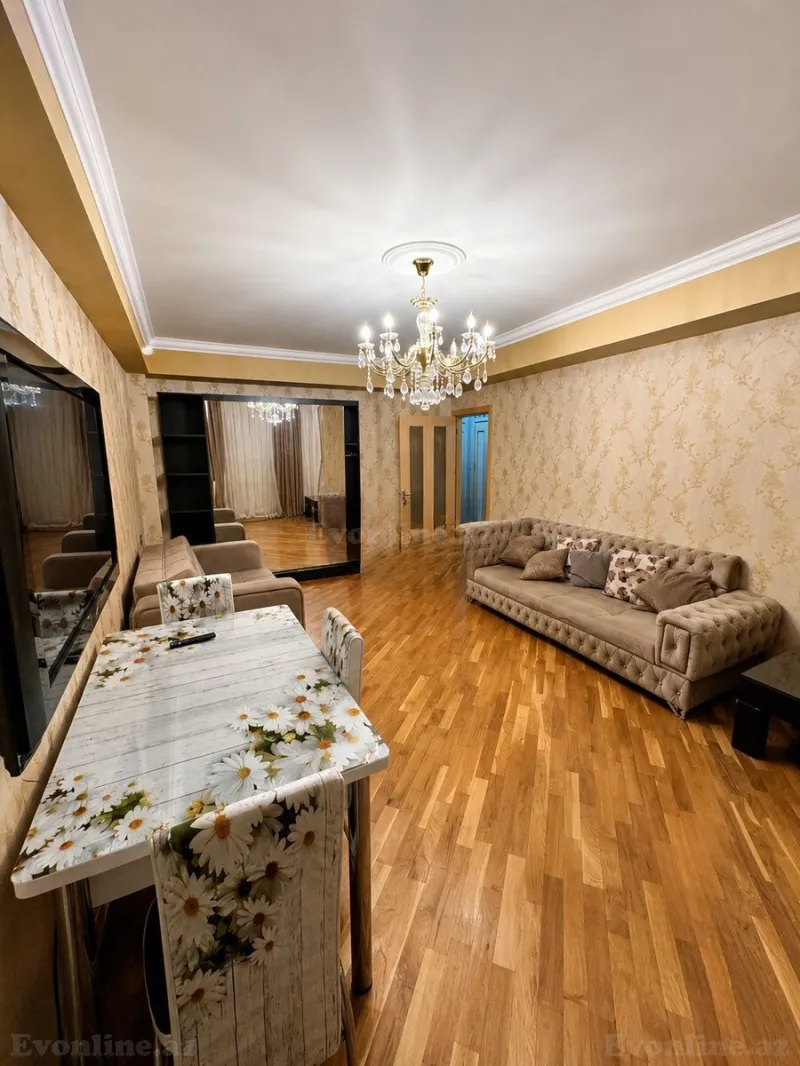 Kirayə verilir 2 otaqlı Mənzil Yeni tikili 90 m² Bakı, Yasamal r., İnşaatçılar m., Yeni Yasamal — Mənzil, Bakı (2)