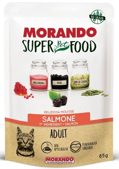 Morando Super Pet Food yaş pişik yemi qızılbalıqla, 85 q — Zoo.az — Cats
