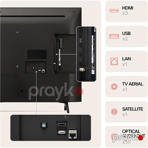 Televizor LG 43UT80006 Black — Televizorlar, Bakı (4)