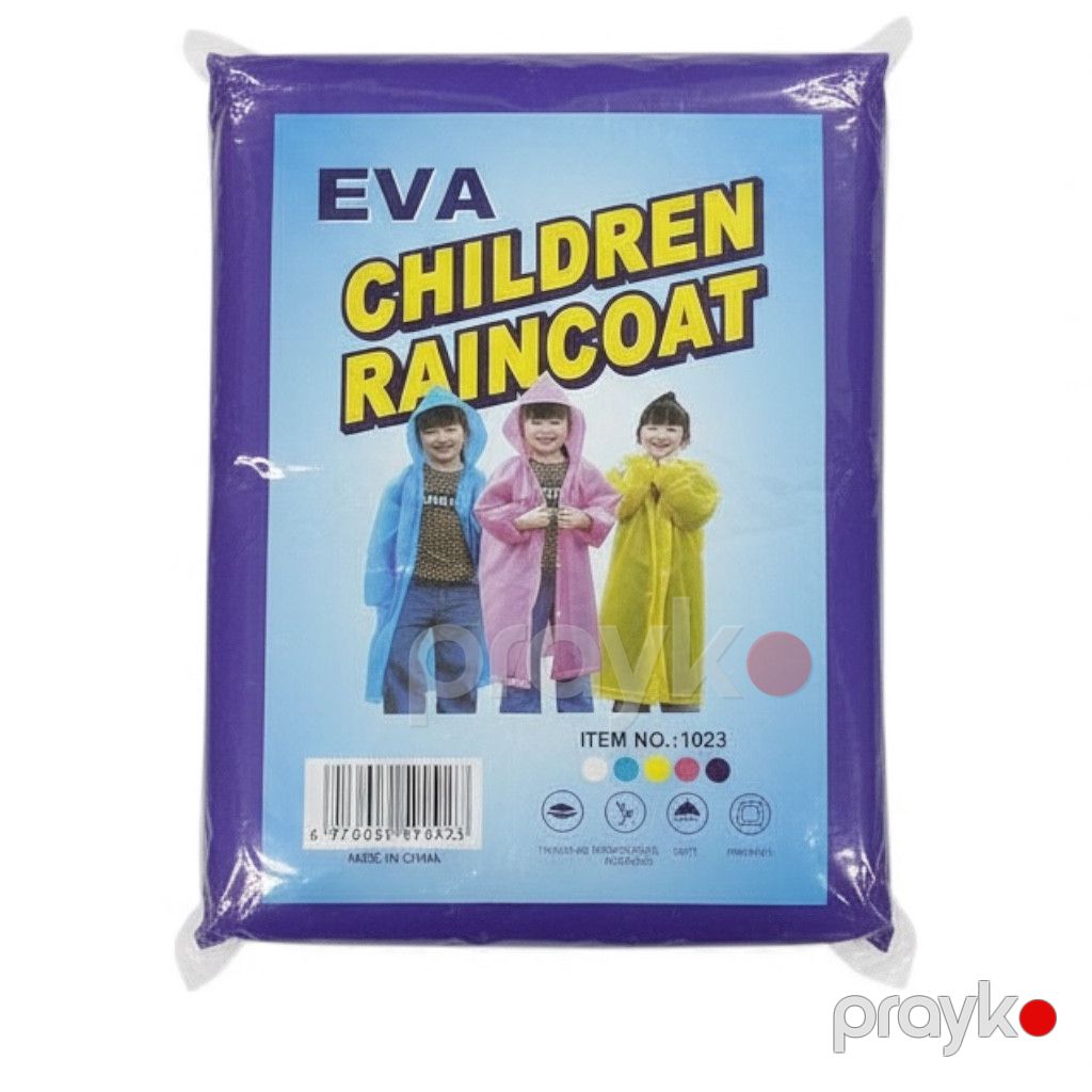 Uşaq üçün yağmurluq EVA, PVC, bənövşəyi — Mallar, Bakı (4)