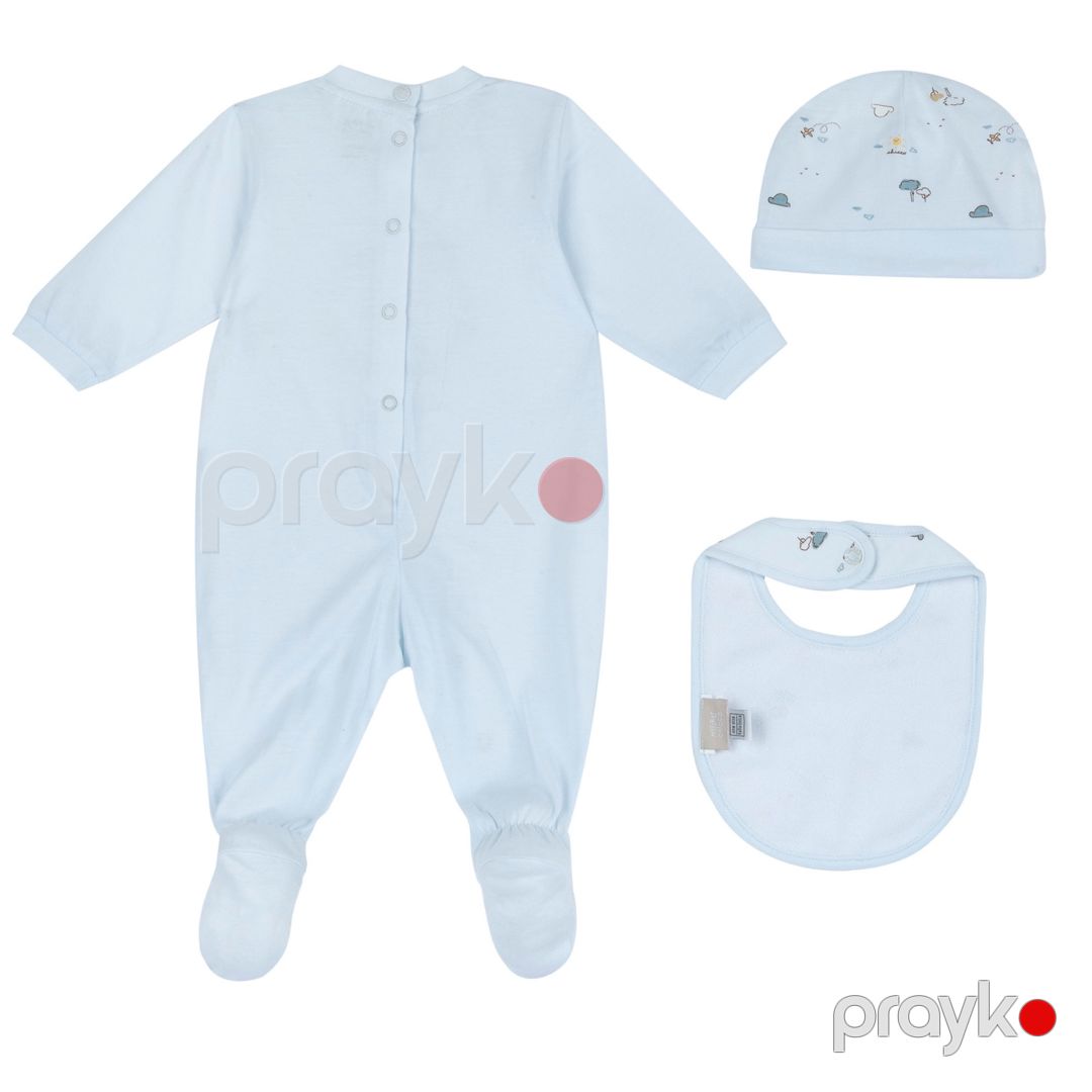 Yenidoğulmuş üçün hədiyyə dəst Chicco 9102093000000-21, mavi, pambıq, ölçü 3 ay — Mallar, Bakı (3)