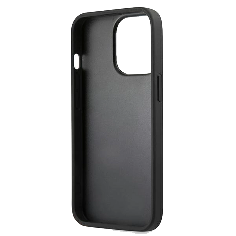 Guess iPhone 13 Pro / 13 6,1" Saffiano Strap GUHCP13LPSASBGR Silver — Mallar, Bakı (3)