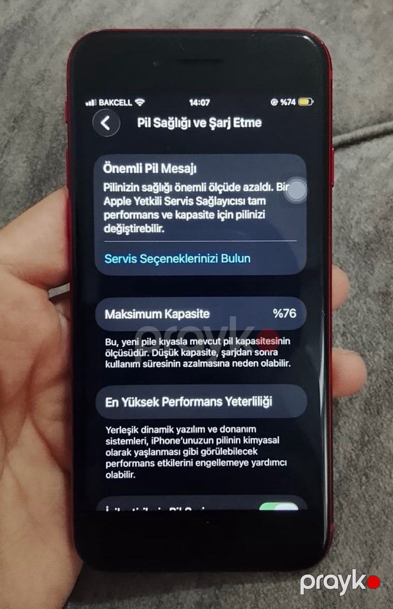 Apple iPhone SE (2022) Red 64GB/4GB — Smartfonlar, Bakı (4)