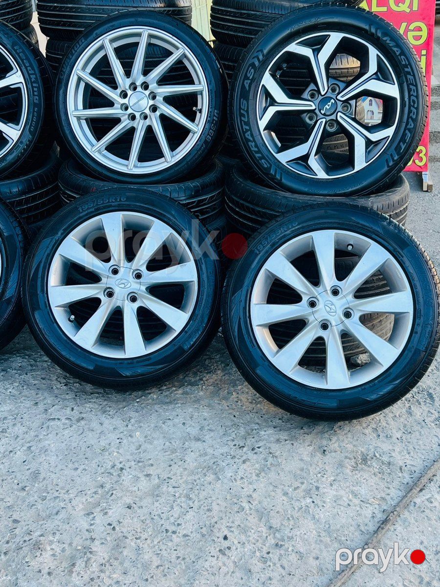 Hyundai Accent təkərləri R16 — Ehtiyat hissələri və aksesuarlar, Bakı (7)