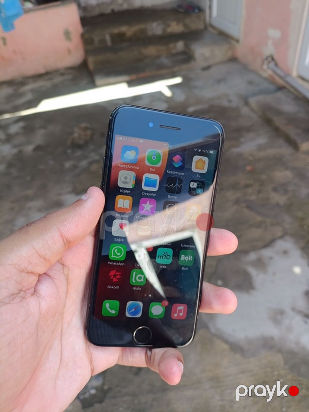 IPhone 7, 32 GB, Qara, Barmaq izi — Apple iPhone, Bakı (6)