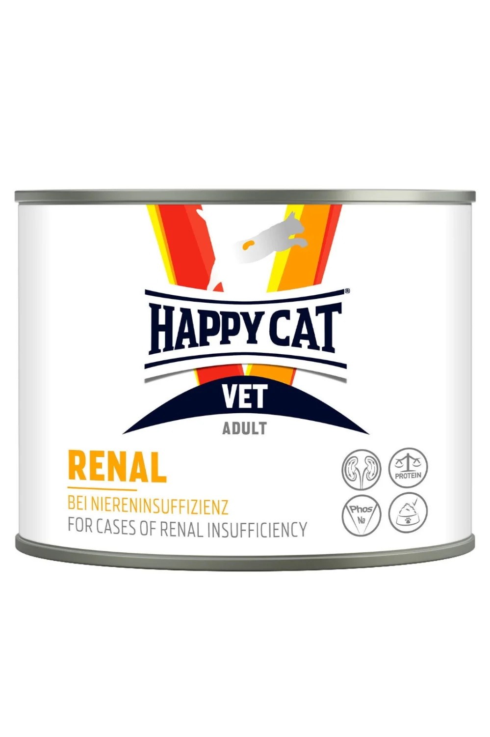 Happy Cat Vet Renal Böyrək çatışmazlığı olan pişiklər üçün yetkin yaş yem, 200 q — Zoo.az — Cats