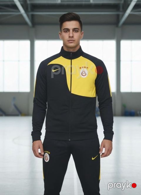 Kişilər üçün idman kostyumu Galatasaray 044STRGS_S, qara-sarı, ölçü S - 044STRGS_S — Bakı