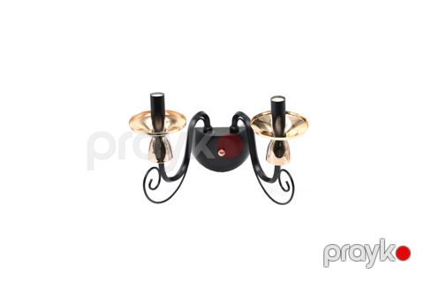 Divar lampası 88160-2 qara+qızılı — Bakı