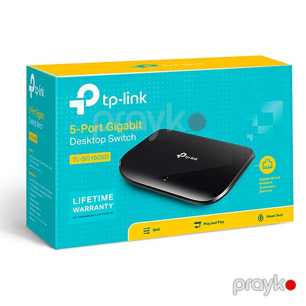 TP-Link 5 Port Gigabit Switch SG1005D Black — Mallar, Bakı (5)