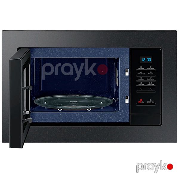 Quraşdırılan mikrodalğalı soba Samsung MS23A7013AB/BW Black — Mallar, Bakı (2)