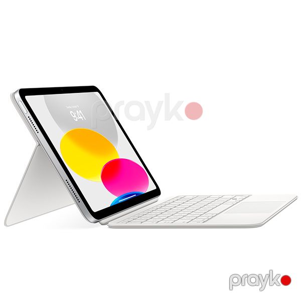 Apple Ipad (10th generation) Folio Cover with Magic Keyboard White — Mallar, Bakı (4)