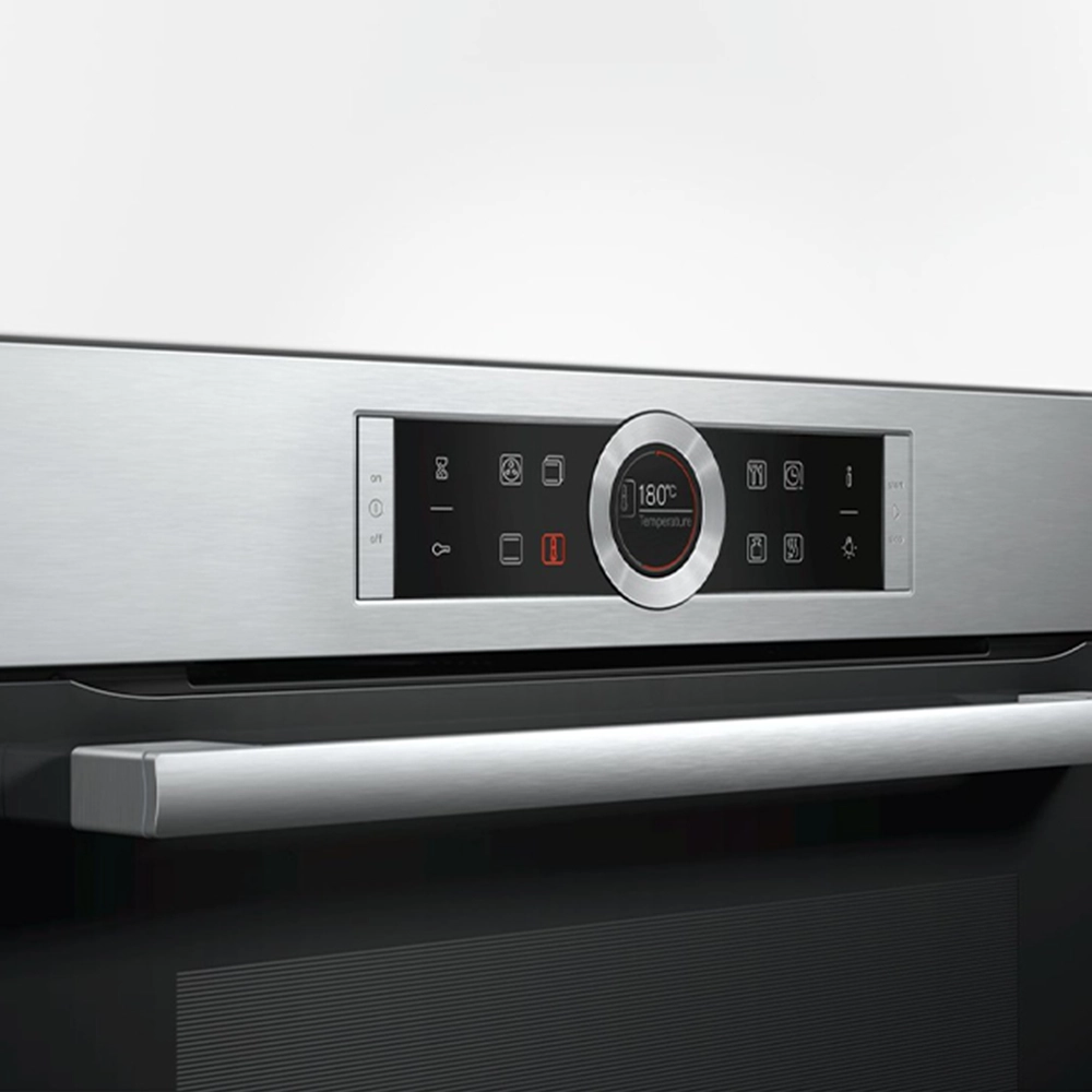 Quraşdırılan soba Bosch HBG635BS1S Qara/metallik — Bakı