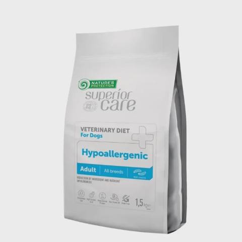Nature’s Protection Superior Care Hypoallergenic Grain Free Adult All Breeds, allergiyaya meylli yetkin itlər üçün quru yem, 1,5 kq — Bakı