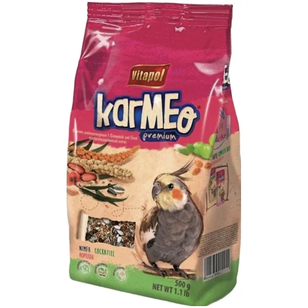 Vitapol Karmeo Nimfalar üçün Premium tam yem 500 q — Bakı