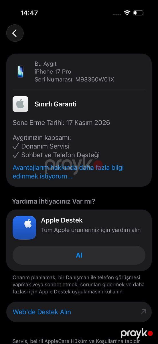 Apple iPhone 17 Pro Cosmic Orange 256GB/12GB — Smartfonlar, Zaqatala (9)