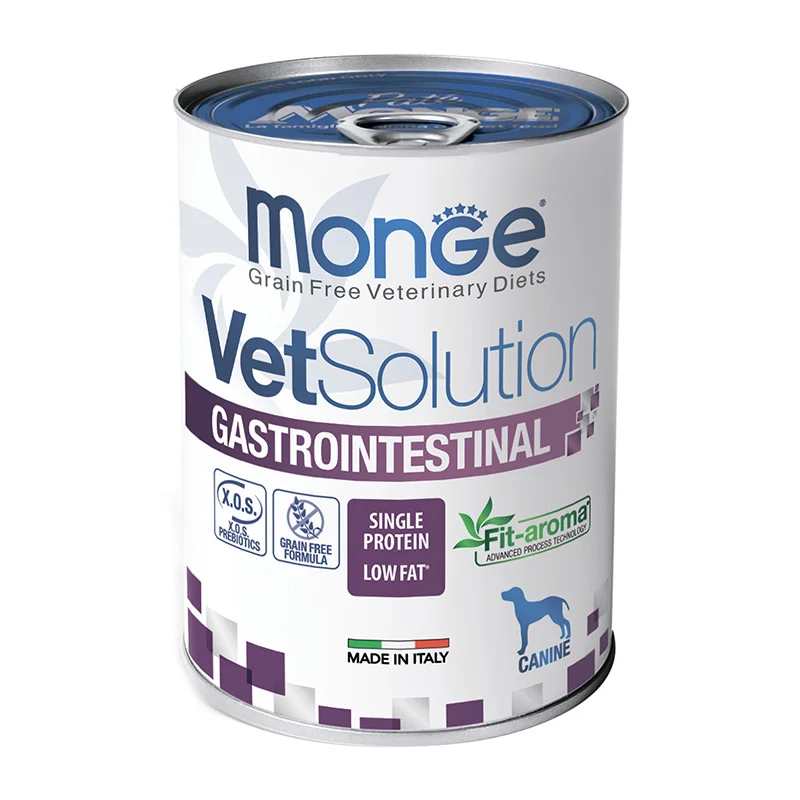 Monge VetSolution Canine Gastrointestinal pəhriz yaş yem ilə tuna balığı ilə böyüklər üçün itlər 400 gr — Bakı