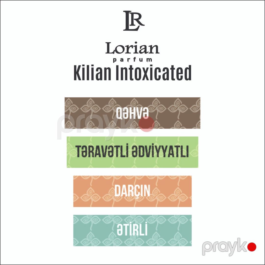Tualet suyu Intoxicated qadın və kişi üçün, 50 ml - Lorian-558-50 — Mallar, Bakı (2)