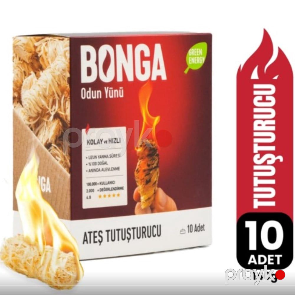 Odlama üçün vasitə Bonga odun yünü, 10 ədəd, təbii, manqal və soba üçün prl_0511 — Mallar, Bakı (2)