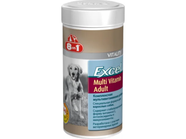 Yetkin itlər üçün 8in1 Excel Multivitamin, 70 Tablet — Bakı